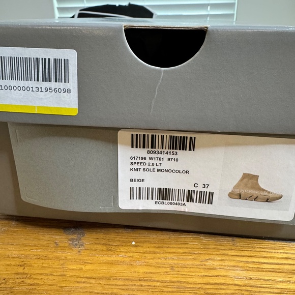 Balenciaga tan speed 2.0 runner sock sneaker - Picture 3 of 6